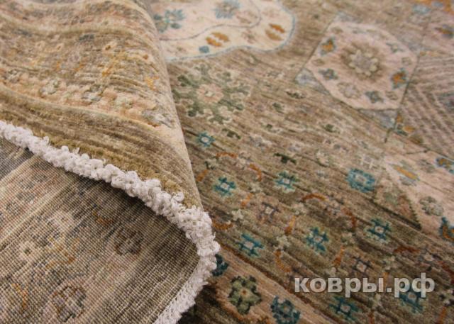 ковер ручной работы Шелковый Афганский ковер ручной работы Mamluk (Мамлук) 4.17x3.02 — фото 5