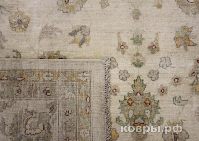 ковер ручной работы Шелковый Афганский ковер ручной работы Сhoubi (Чуби) 5.4x3.58 — фото 5