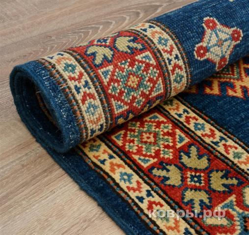 ковер ручной работы Пакистанский ковер ручной работы Казах 1.02x1.48м — фото 13