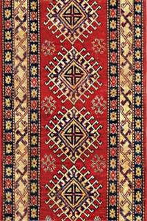 Афганский ковер ручной работы Казах 0.75x1.98м