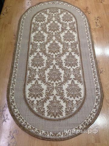 ковер БелКа Флурлюкс (Сизаль) 51205 50422 овал — фото 2