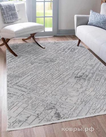 ковер OZ KAPLAN Leonidas B0747A Silver-White — фото 2