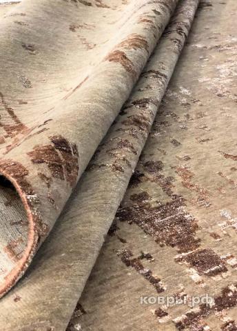 ковер ручной работы Индийский ковер ручной работы из шелка и шерсти 4.22x3.03 — фото 3