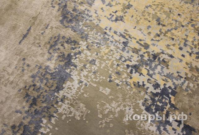 ковер ручной работы Индийский ковер ручной работы из шелка и шерсти 4.34x3.1 — фото 2