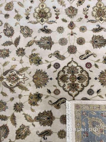 ковер ручной работы Индийский ковер ручной работы из шелка и шерсти 3.07x2.51 — фото 5