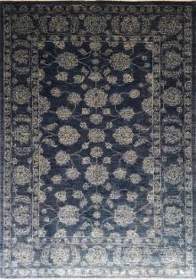 Шелковый Афганский ковер ручной работы Сhoubi (Чуби) 3.41x2.41