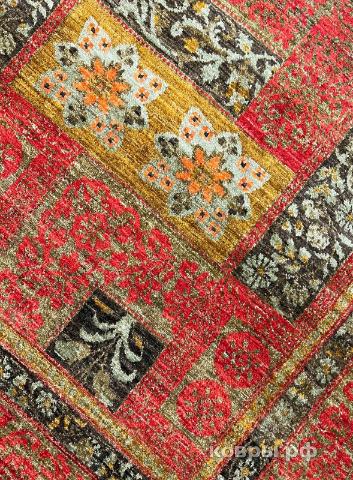 ковер ручной работы Шелковый Афганский ковер ручной работы Сhoubi (Чуби) 2.95x2.47 — фото 2