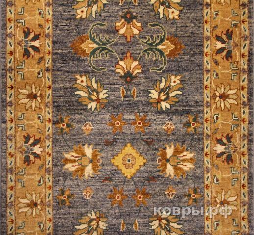 ковер ручной работы Шелковый Афганский ковер ручной работы Сhoubi (Чуби) 3.01x0.84 — фото 3