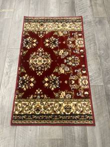 Коврик № 1701,бордовый,размер 0,7 на 1,2 метра