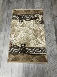 Коврик № 1811,бежевый,размер 0,7 на 1,1 метра