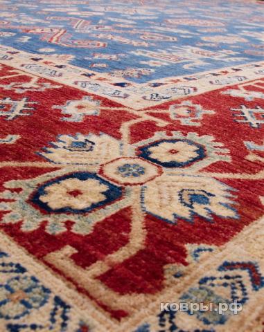 ковер ручной работы Пакистанский ковер ручной работы Казах 2.74x3.66м — фото 3