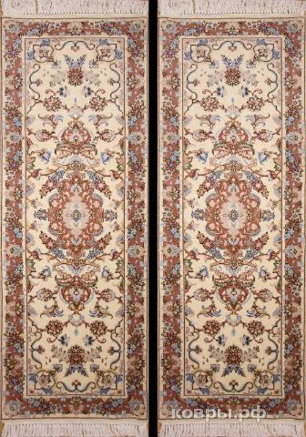 ковер ручной работы Иранский ковер ручной работы из шелка и шерсти Tabriz (Табриз)  1.6x0.53 — фото 2