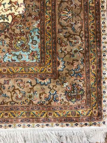 ковер ручной работы Шелковый Индийский ковер ручной работы Kashmir (Кашмир) 1.83x1.83 — фото 2