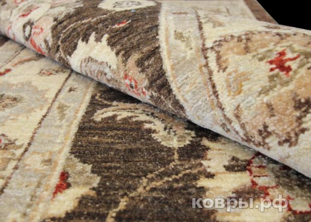 ковер ручной работы Шерстяной Афганский ковер ручной работы Сhoubi Ziegler (Чуби зиглер) 4.19x0.76 — фото 3