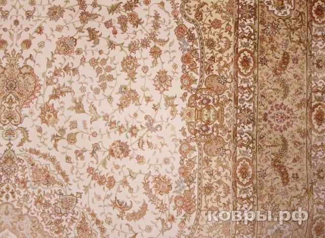 ковер ручной работы Шелковый Китайский ковер ручной работы Hereke (Хереке) 2.86x1.88 — фото 3