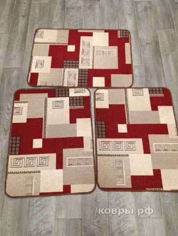 Халява Комплект  № 1916, бежево красный, 3 шт (0,7х0,9