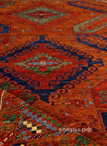 ковер ручной работы Афганский ковер ручной работы Темир-балуччи 2.7x3.88м — фото 11