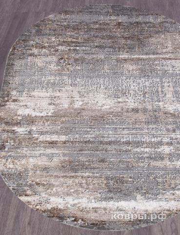 ковер KARMEN HALI ARMINA 04050C GREY / BROWN Овал — фото 2