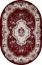 ковер MERINOS GAVANA d017 RED Овал