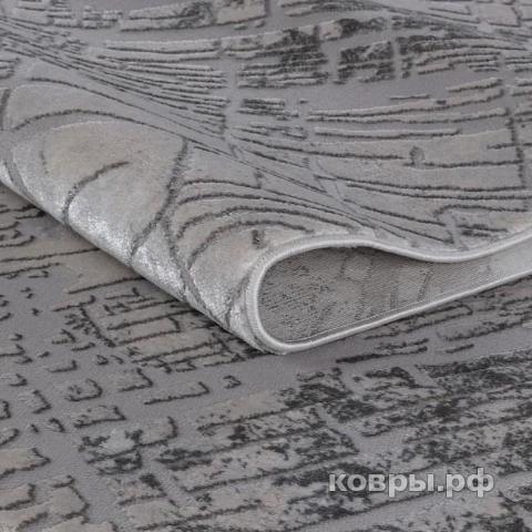 ковер OZ KAPLAN Leonidas B0747A Silver-White — фото 3