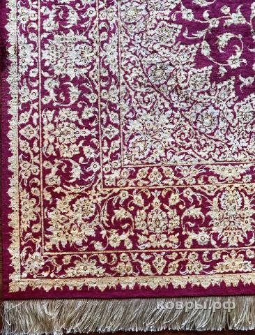 ковер ручной работы Шелковый Иранский ковер ручной работы Qum (Кум) 1.97x1.32 — фото 4