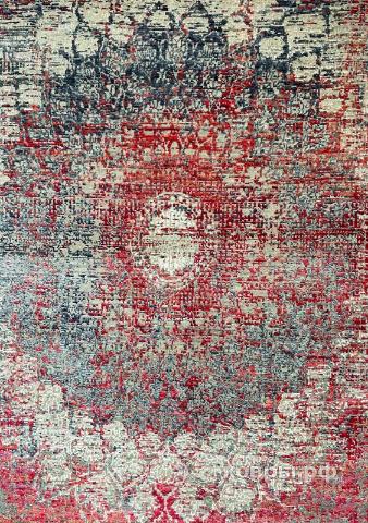 ковер ручной работы Индийский ковер ручной работы из шелка и шерсти 2.39x1.58 — фото 3