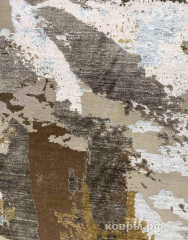 ковер ручной работы Индийский ковер ручной работы из шелка и шерсти 3.64x2.75 — фото 4