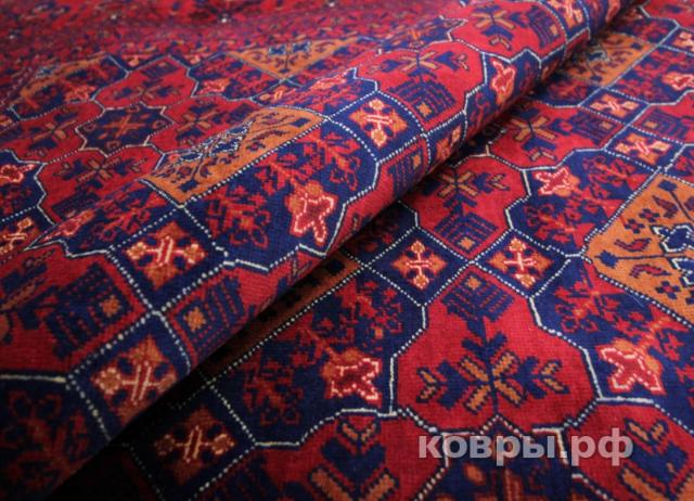 ковер ручной работы Шелковый Афганский ковер ручной работы Сhoubi Belgique (Чуби бельджик) 1.98x1.48 — фото 3