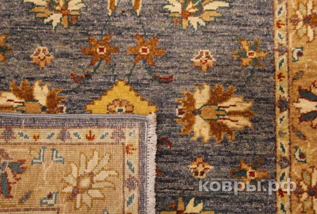 ковер ручной работы Шелковый Афганский ковер ручной работы Сhoubi (Чуби) 3.01x0.84 — фото 4