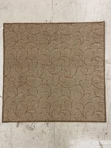 Коврик № 1381,светло-коричневый,размер 1,1 на 1,13 метра