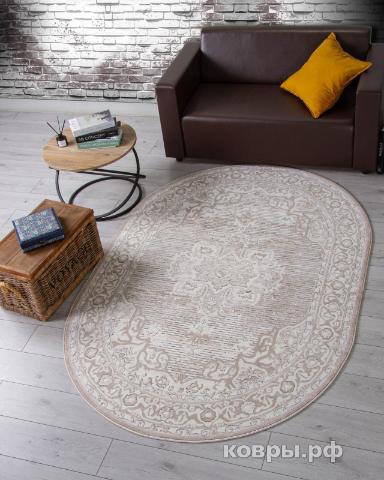 ковер Ковер ALPIN NOVA 04089A CREAM HB / LIGHT GRI HB Овал — фото 2