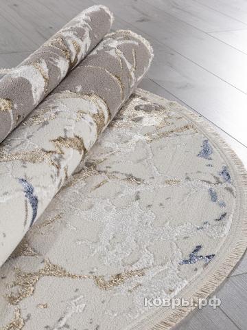 ковер Ковер KARDELEN MOSSO 27231 GRY / BLUE Овал — фото 3