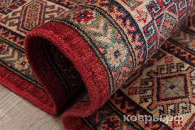 ковер ручной работы Пакистанский ковер ручной работы Казах 1.86x2.74 — фото 14