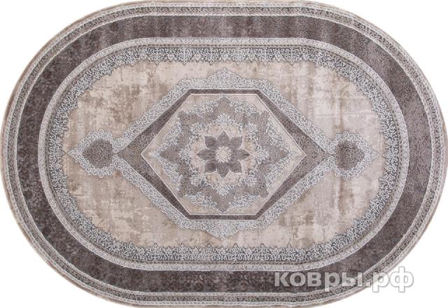 ковер KARMEN HALI ARMINA 04037C GREY / BROWN Овал