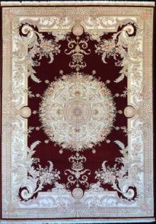 Китайский ковер ручной работы из шелка и шерсти 4.31x3.06