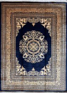 Шелковый Иранский ковер ручной работы Qum (Кум) 4x3