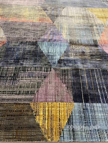 ковер ручной работы Индийский ковер ручной работы из шелка и шерсти 3.66x2.74 — фото 3