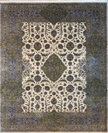 Шерстяной Индийский ковер ручной работы 2.5x3.01