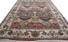 Шерстяной Индийский ковер ручной работы 3.72x2.68