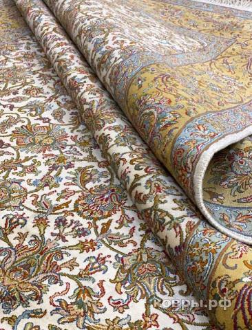 ковер ручной работы Шелковый Индийский ковер ручной работы Kashmir (Кашмир) 2.33x1.53 — фото 3