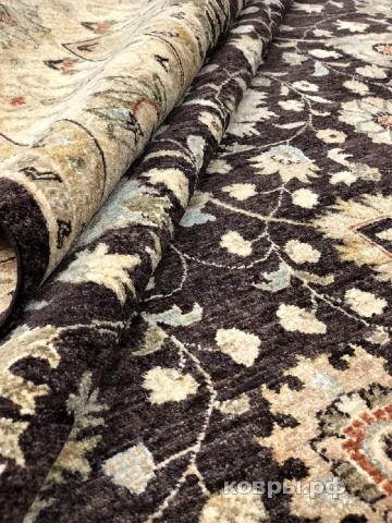 ковер ручной работы Шелковый Афганский ковер ручной работы Сhoubi (Чуби) 3.03x2.52 — фото 2