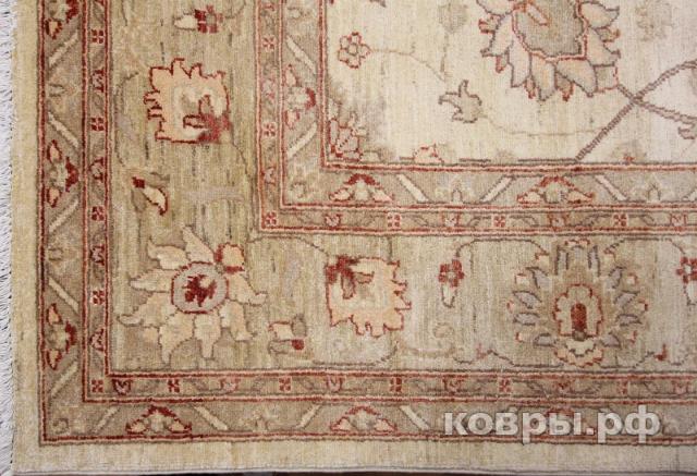 ковер ручной работы Шелковый Афганский ковер ручной работы Сhoubi (Чуби) 2.93x2.44 — фото 2