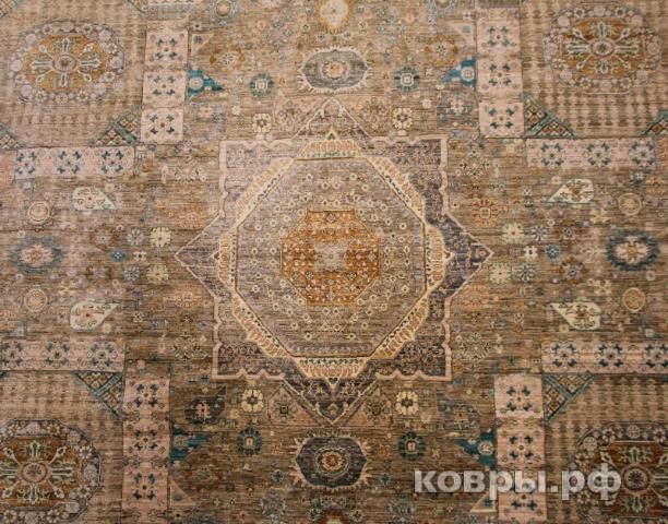 ковер ручной работы Шелковый Афганский ковер ручной работы Mamluk (Мамлук) 4.17x3.02 — фото 7