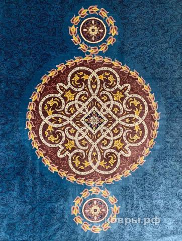 ковер ручной работы Шелковый Китайский ковер ручной работы Hereke (Хереке чинар) 1.85x1.25 — фото 3