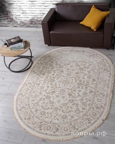 ковер КоверDURKAR Jasmine 35826Z CREAM / BEIGE Овал — фото 3