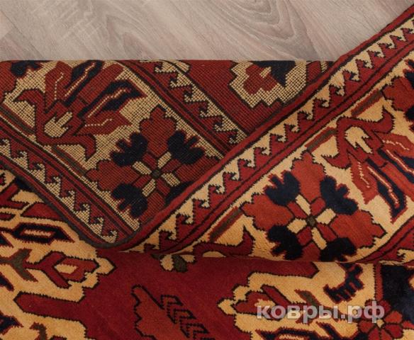 ковер ручной работы Пакистанский ковер ручной работы Меринос 1.55x1.9м — фото 9