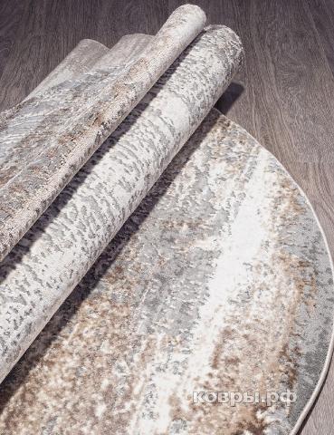 ковер KARMEN HALI ARMINA 04050C GREY / BROWN Овал — фото 3