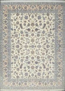 Иранский ковер ручной работы из шелка и шерсти Nain (Наин) 4.06x3.02