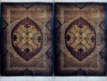 Шелковый Иранский ковер ручной работы Qum (Кум) 1.5x0.97