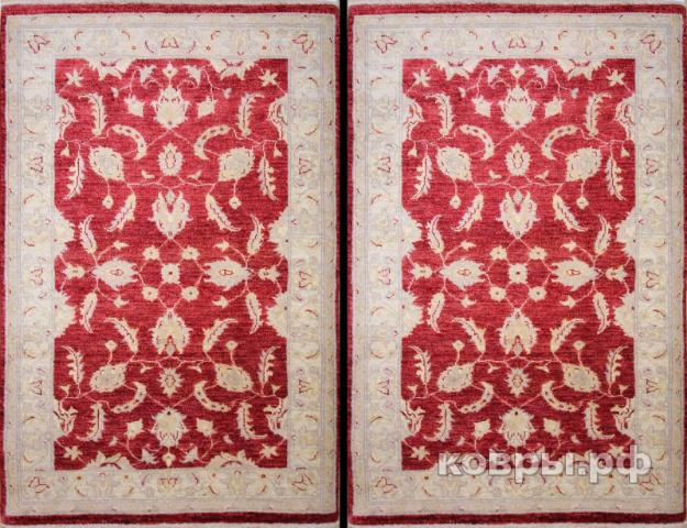 ковер ручной работы Шерстяной Афганский ковер ручной работы Сhoubi (Чуби) 1.59x0.94 — фото 2